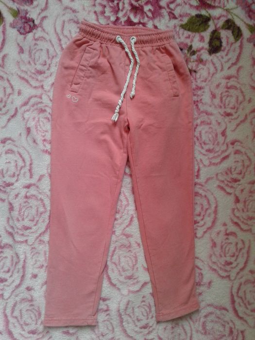 Barquito коралловые розовые спортивные брюки штаны девочке 116см