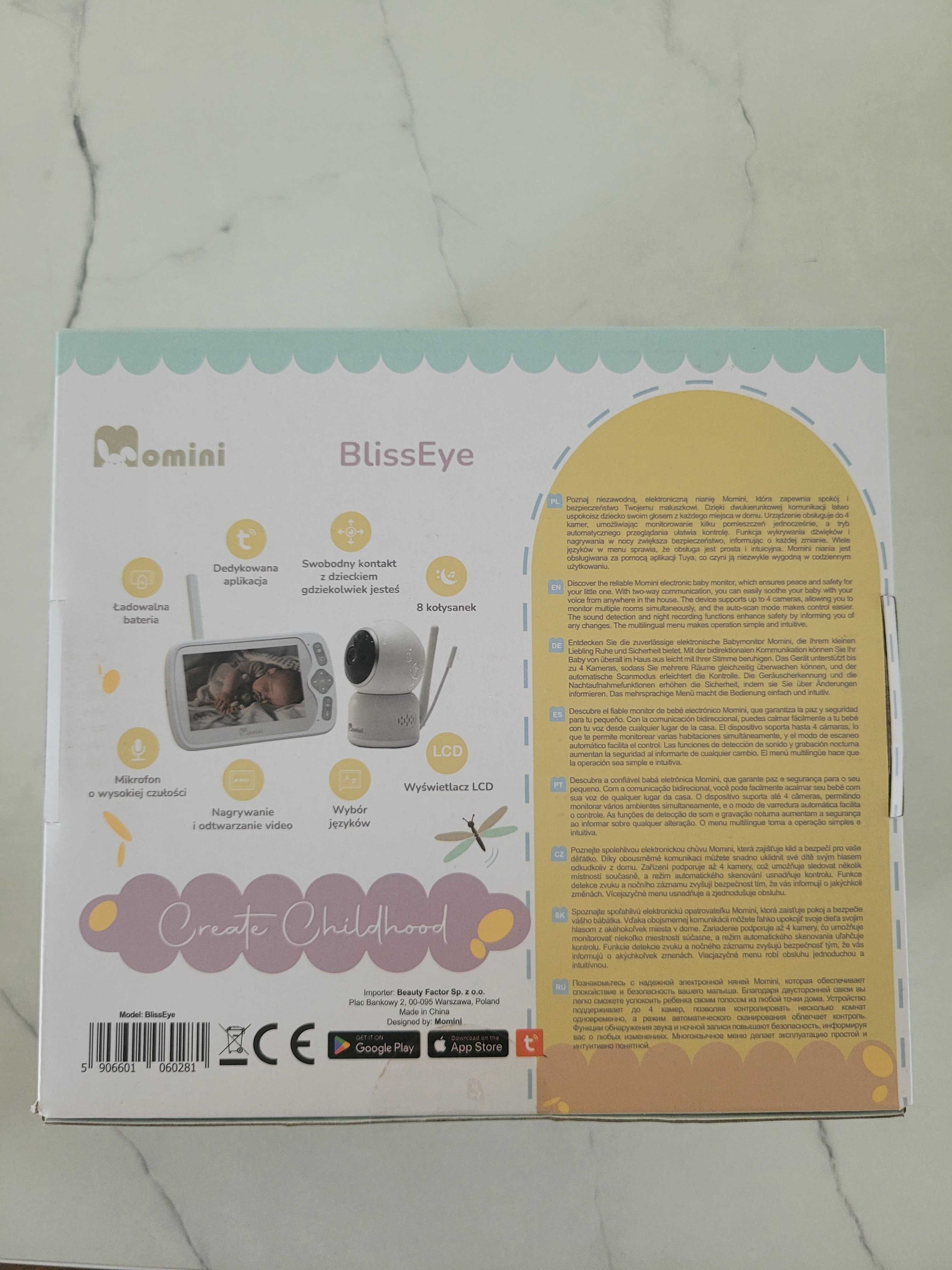 MOMINI BlissEye Niania elektroniczna