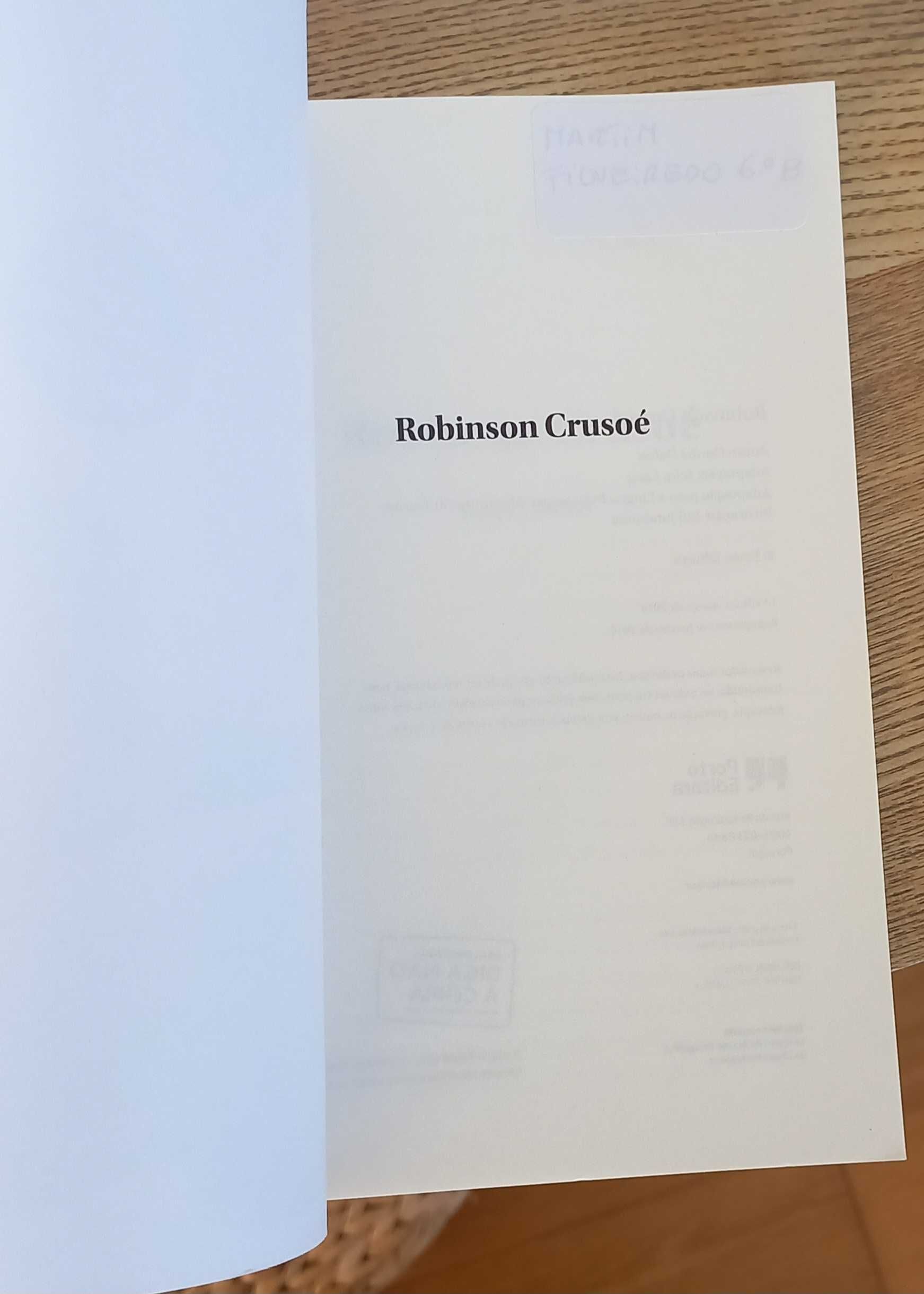 Robinson  Crusoé por Daniel Defoe