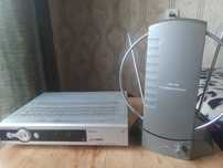 Спутниковый ресивер (тюнер) Openbox X-820CI  с комнатной антенной