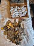 Moedas antigas em bom estado