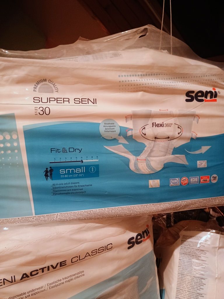 Pampersy dla starszej osoby dorosłej SMALL 1