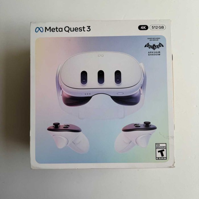 NOWE Gogle VR Meta Quest 3 Batman Akrham Shadows GRA Gratis (512GB)