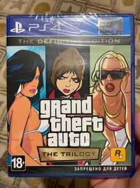 Гра ps4 диск пс5 Grand Theft Auto Trilogy