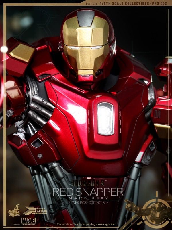 Фигурка 1/6 hot toys pps 2 IRON MAN 3 – RED SNAPPER MARK XXXV