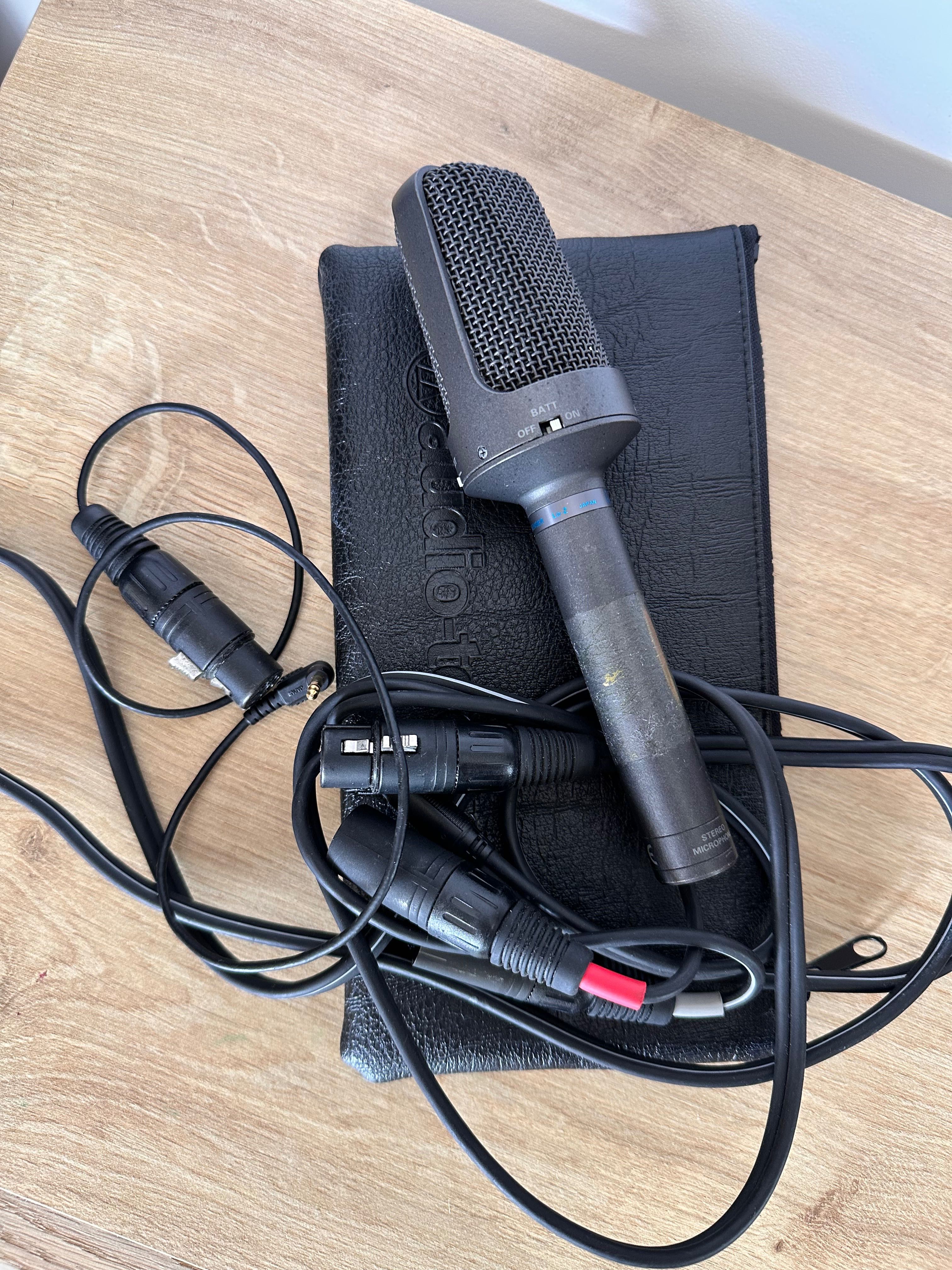 Mikrofon Stereofoniczny Pojemnościowy Audio Technica AT8022 Podcasty,