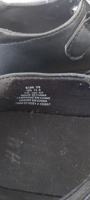 Туфлі шкільні hm 29 розмір