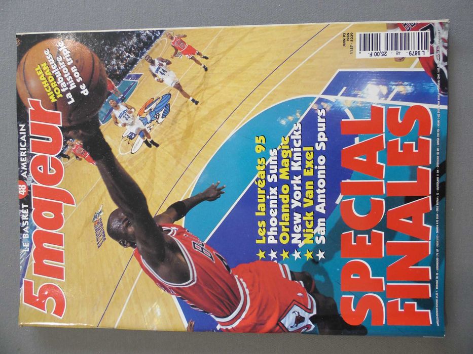 Revistas Basketball NBA 5 Majeur anos 90