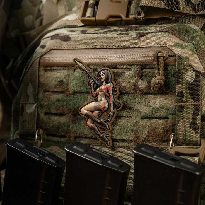 M-Tac Naszywka na rzep Tactical Girl No9 RPG PVC