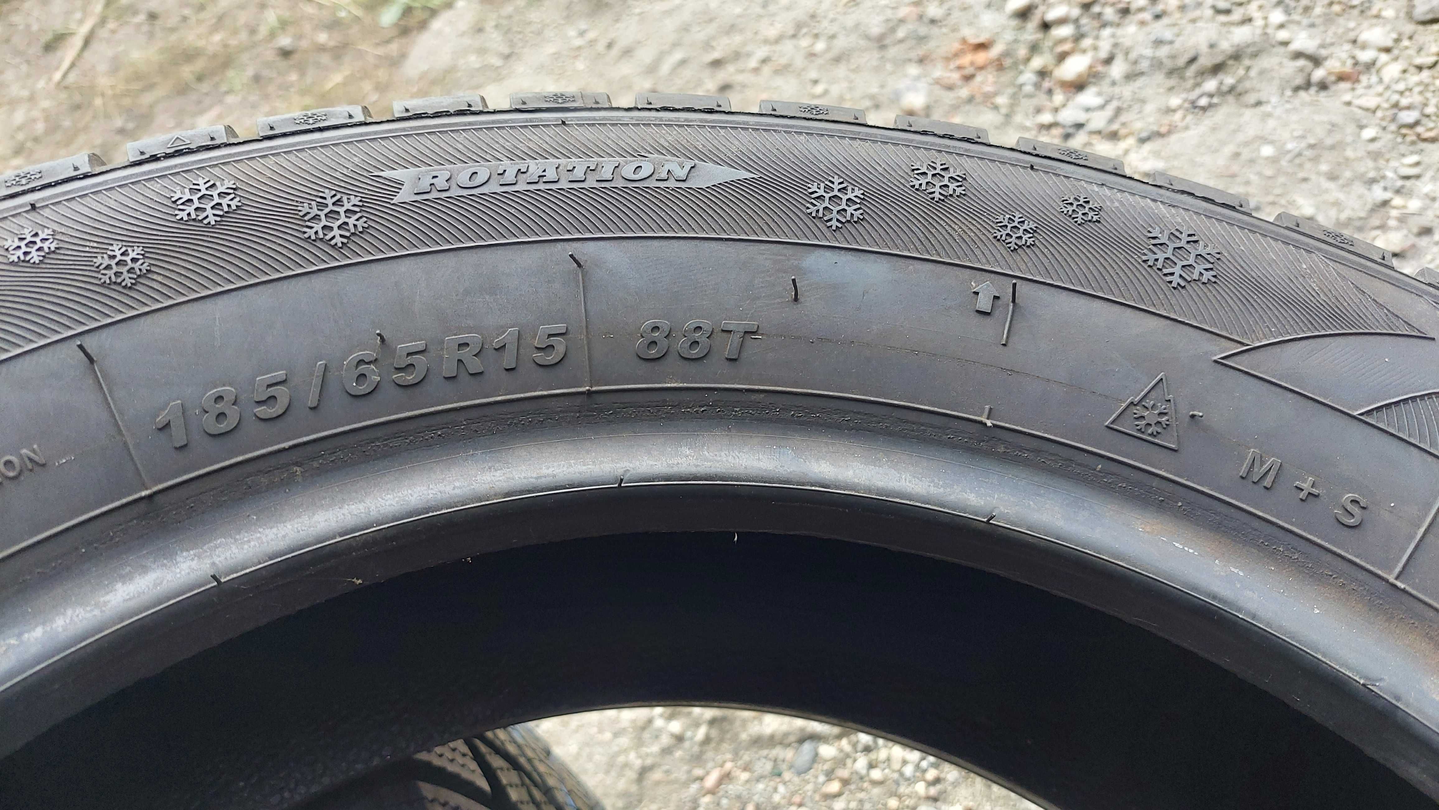 Opony zimowe 2x 185/65r15 88T Radar Centigrade MONTAZ