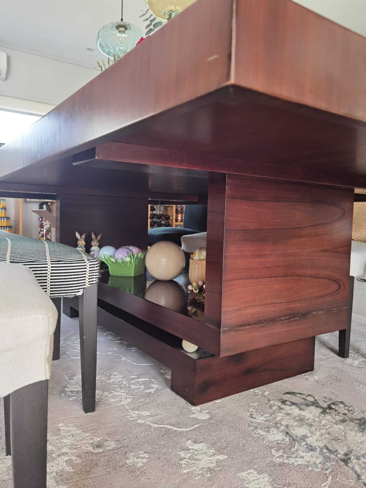 mesa de jantar em carvalho
