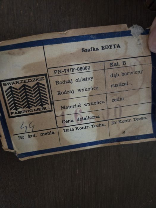 Ławo-szafka 80-lata Swarzędz