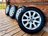 Alufelgi VW 15” / 5x112 6,5J ET50 / 195/65R15 koła letnie / Golf V VI