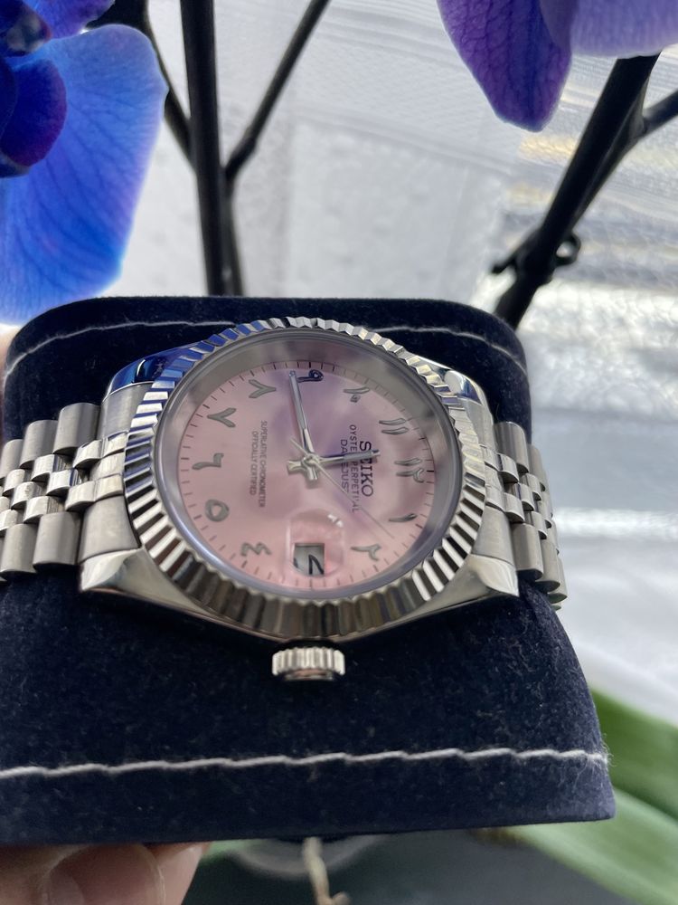 Damski Zegarek Seiko Oyster Perpetual 4R35B Pink Edition/Automat!