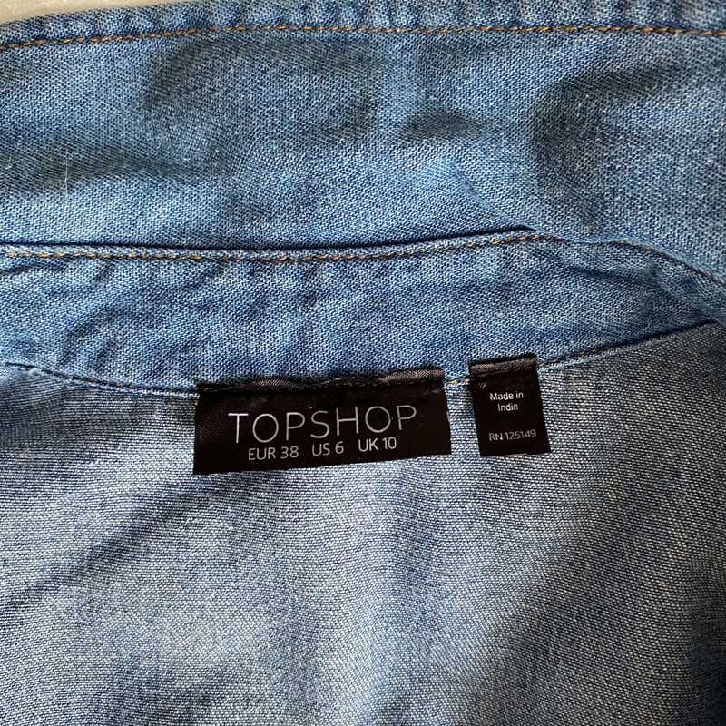 Koszula jeansowa dżinsowa Topshop rozmiar M