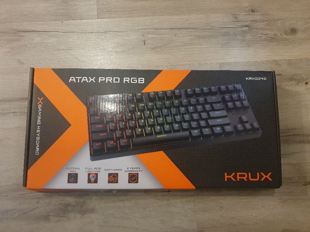 Klawiatura Gaming Krux atax pro rgb