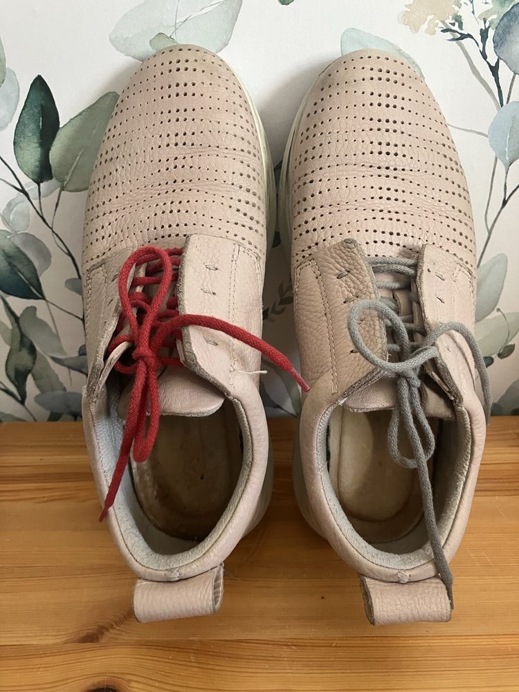 Sneakersy Ecco damskie beżowe buty roz.37