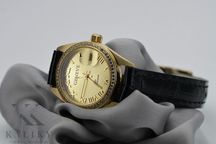 Złoty zegarek damski 14k z BRYLANTAMI 0.25ct Geneve lw078y-d Złoty/P