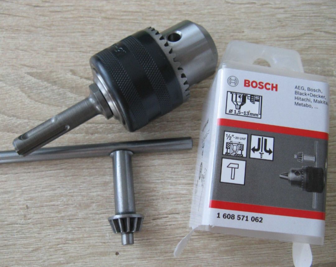 Adapter Bosch SDS Plus/na wiertła do drewna i metalu