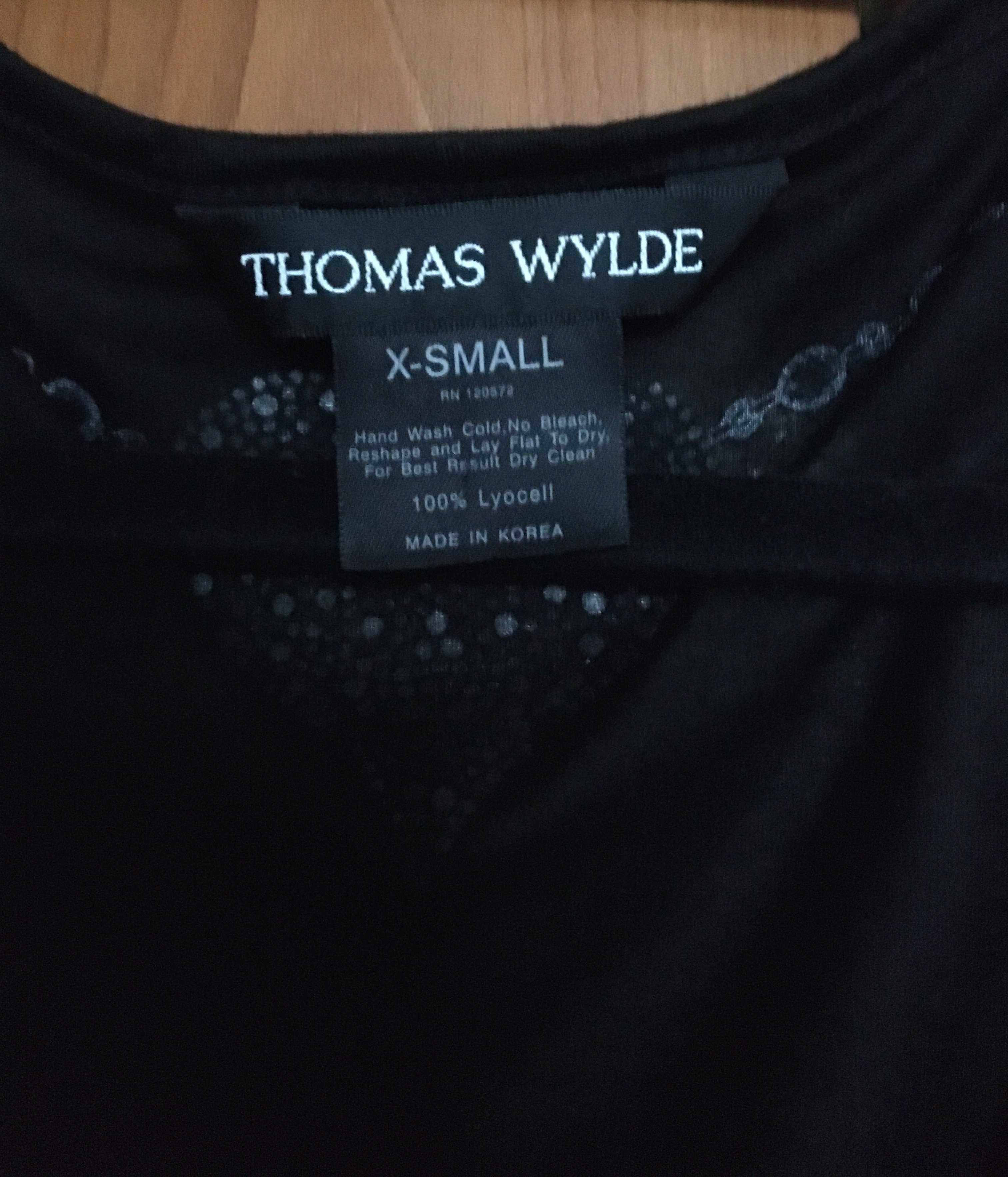 Damska tunika marki* Thomas Wylde* czarna roz. XL