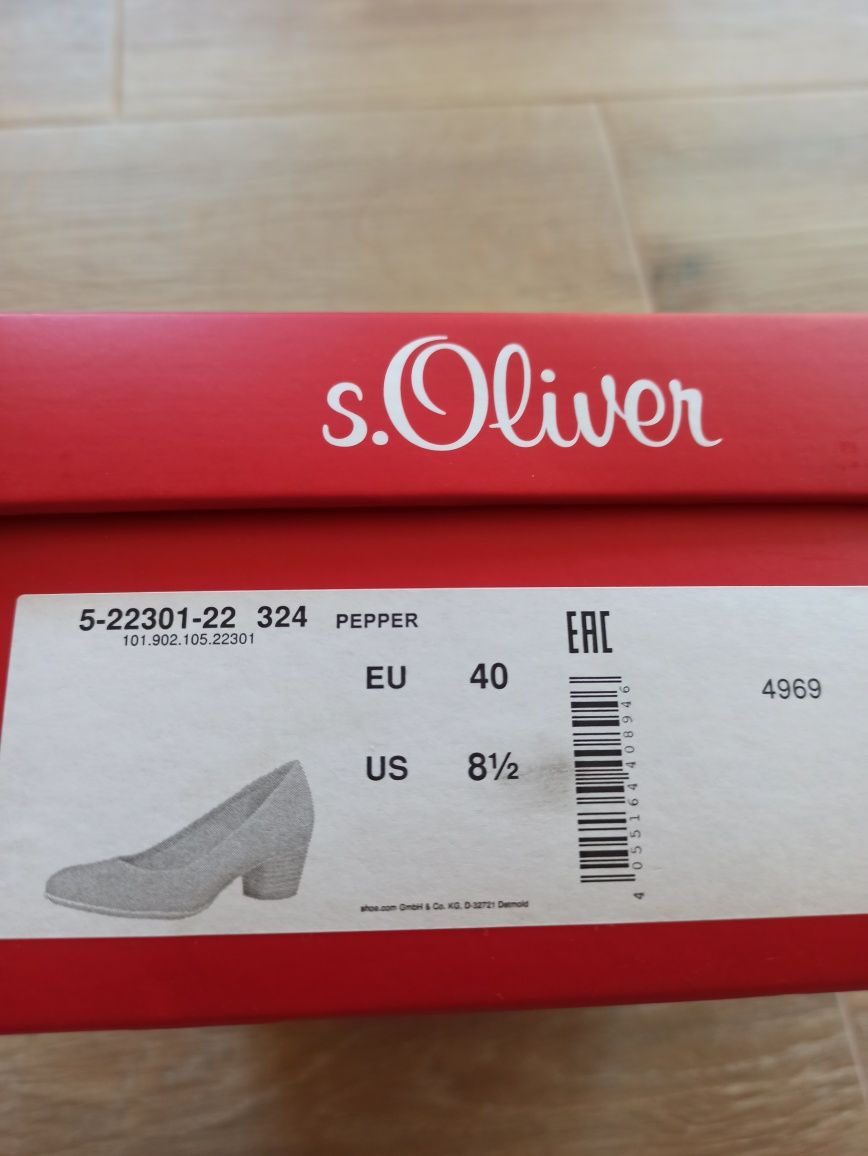 buty czółenka S.Oliver nowe