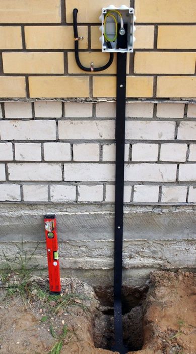 Заземление дома, генератора. Заземлення зарядної станції