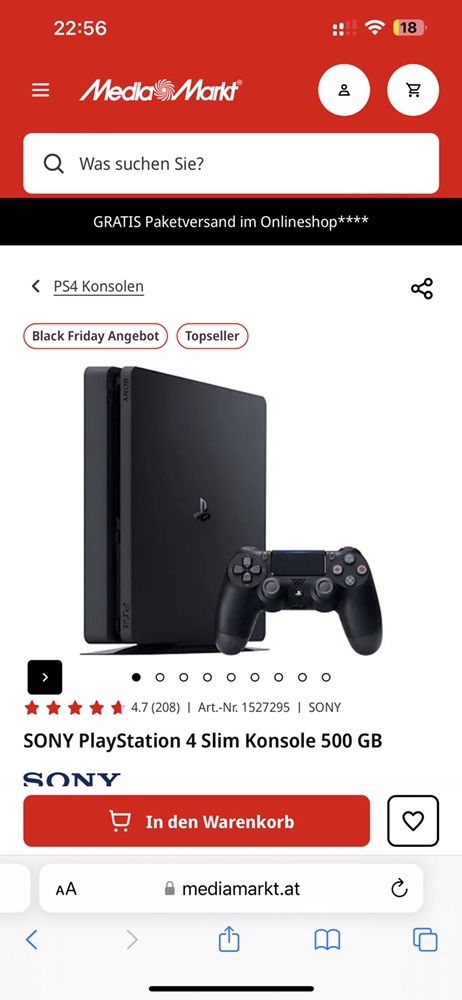 Продам приставку новую SONY PlayStation 4 Slim Konsole 500 GB