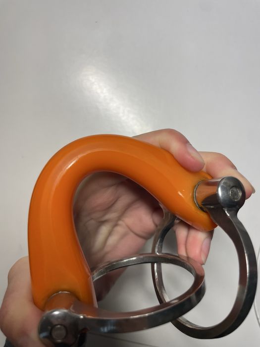 wedzidlo winderen 11,5 oliwkowe sztanga Flexi comfort pomaranczowe