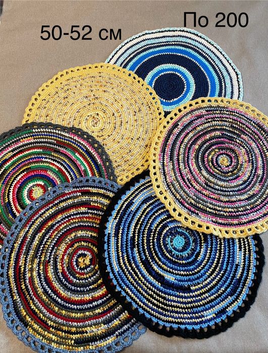 коврики,килимки,ручная работа ,вязаные