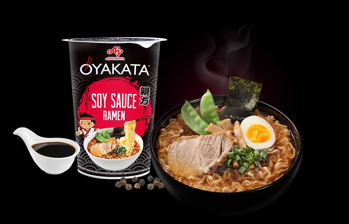 OYAKATA danie gotowe SOY SAUCE RAMEN makaron x8 sztuk zupka chińska