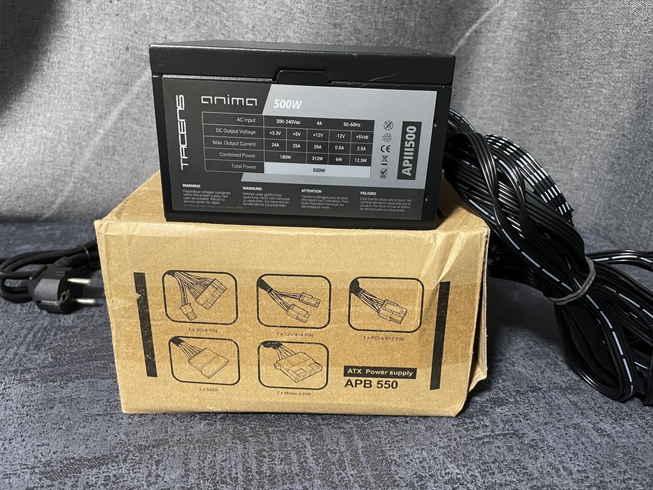 Блок живлення TACENS ANIMA APIII500 80Bronze Plus 500W