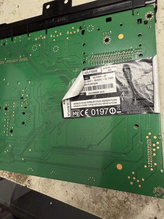 lcd Lg 42LF5800  colunas e cablagem