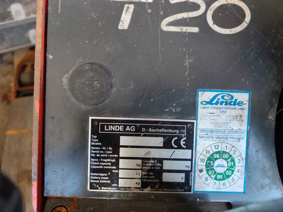 Wózek paleciak elektryczny Linde T20 AP-01