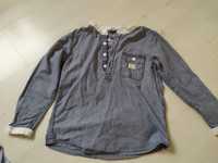 Koszula lindex 116cm z długim rękawem niebieska