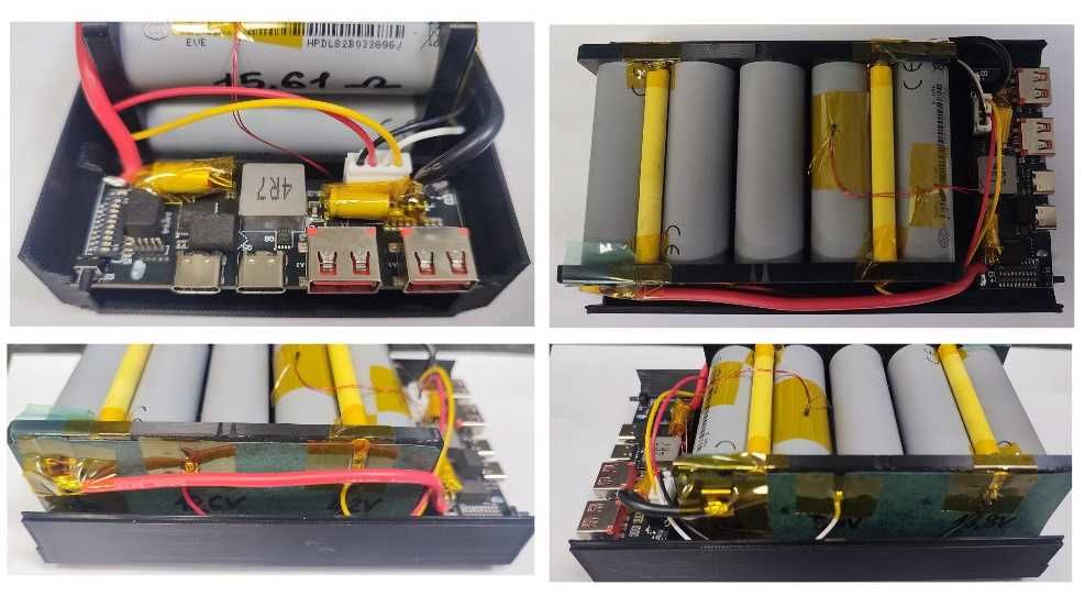 Потужний повербанк для ноутбука 100W (5S2P 21700 10х5000mA/h)