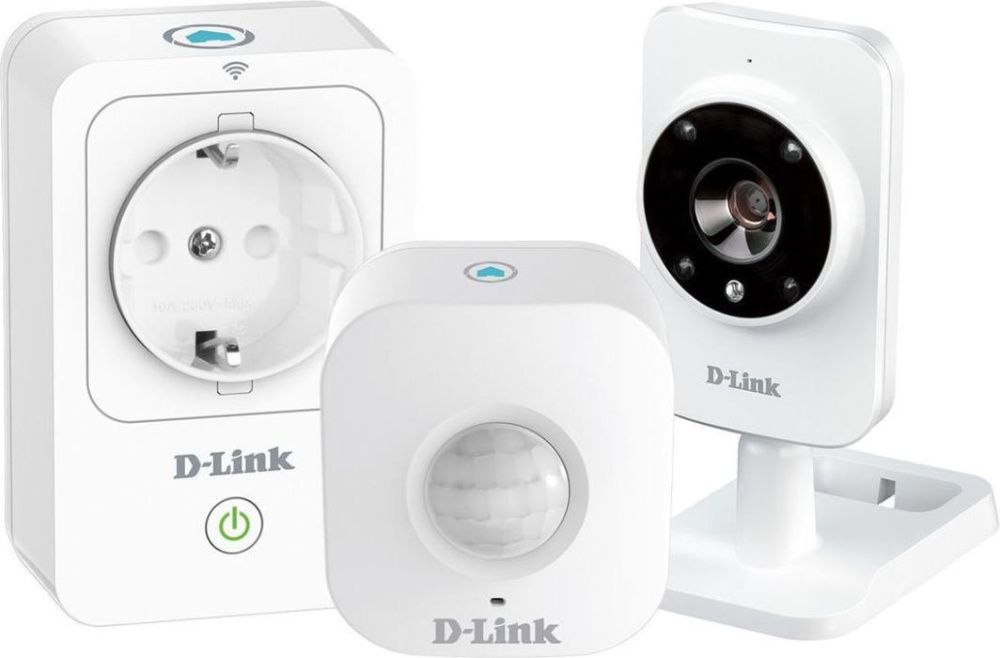 KAMERA CZUJNIK GNIAZDO WiFi D-LINK Zestaw Zdalnego Monitoringu W-a