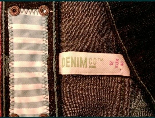 Джинсовые бриджи для беременных