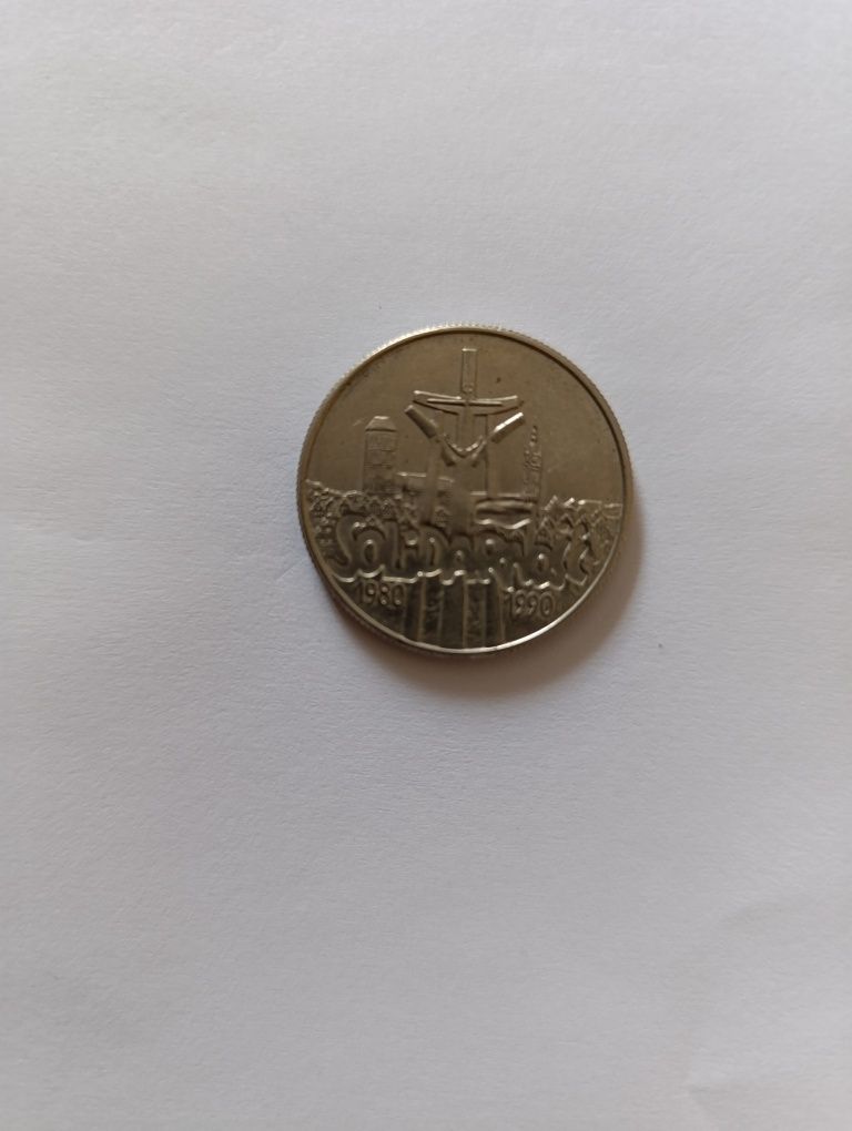 Moneta  Solidarność 10000 z 1990 roku