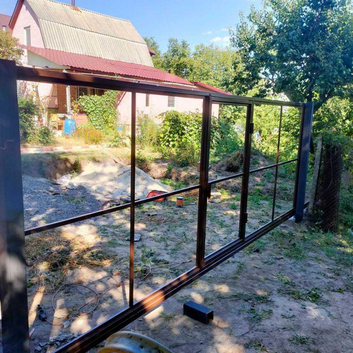 Каркас воріт, Відкатні ворота, Відкатна Брама , Ворота з каліткою