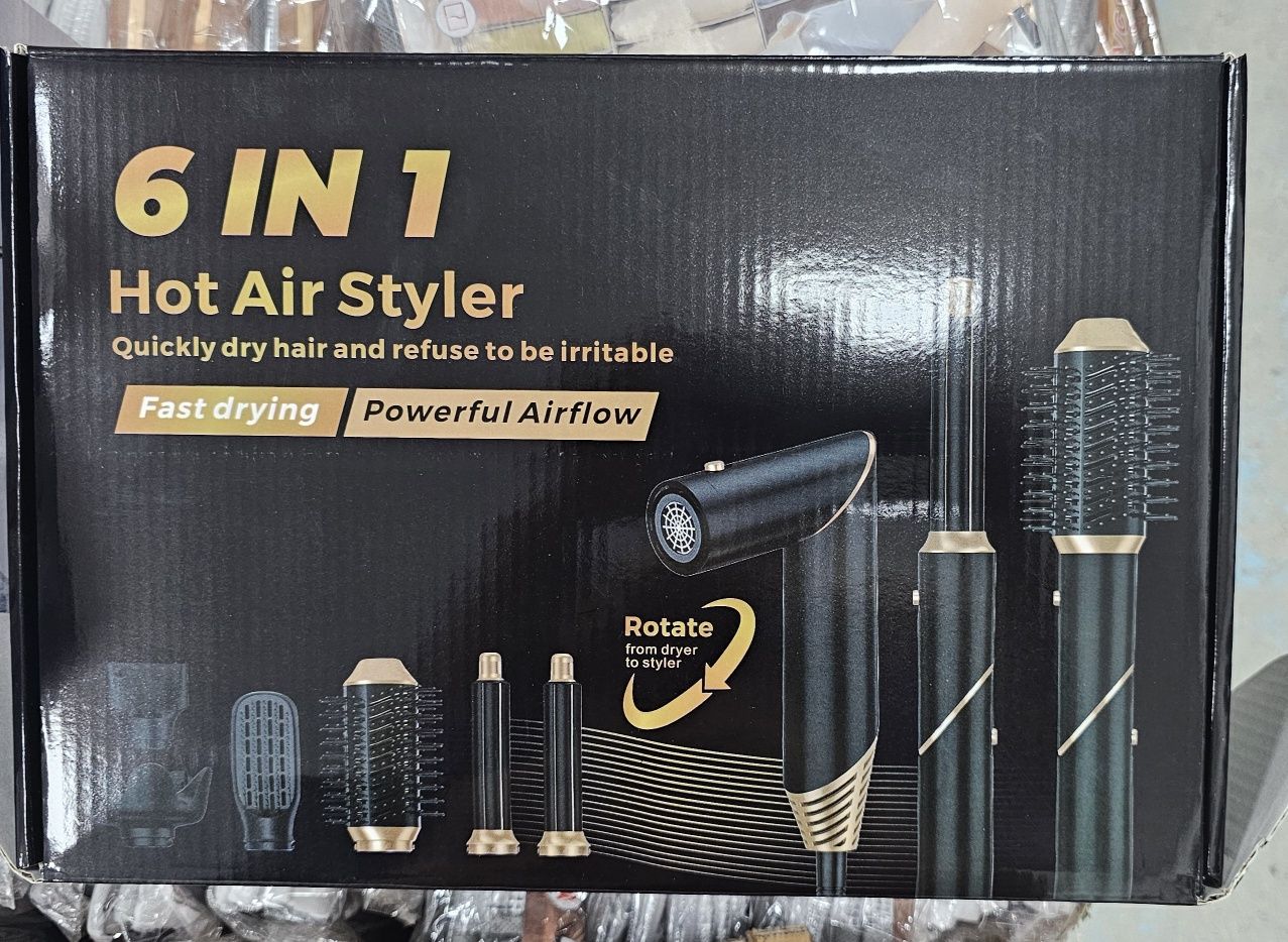 Modelador de cabelo 6 em 1