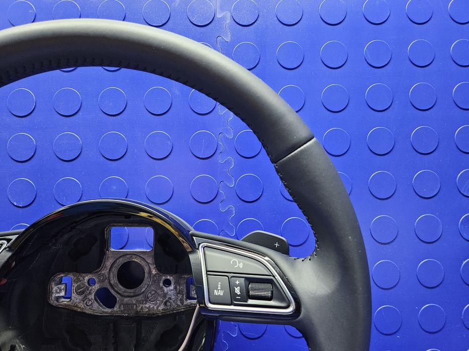 KIEROWNICA skórzana multifunkcyjna AUDI A5 8T A4 B8 lift łopatki OEM