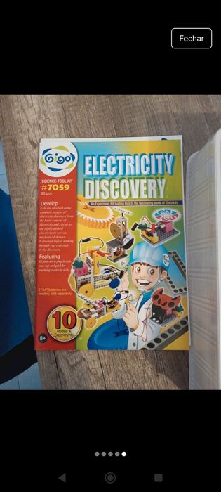 Experiência infantil - eletricidade