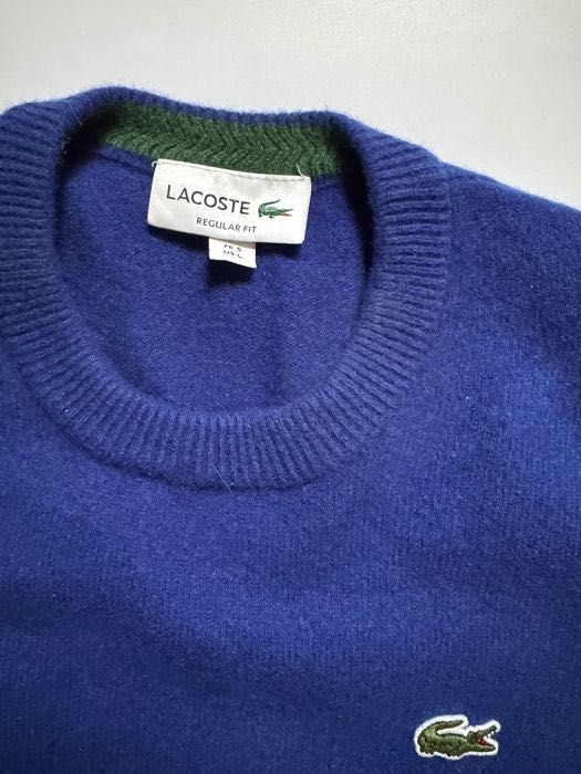 шерстяний светр lacoste