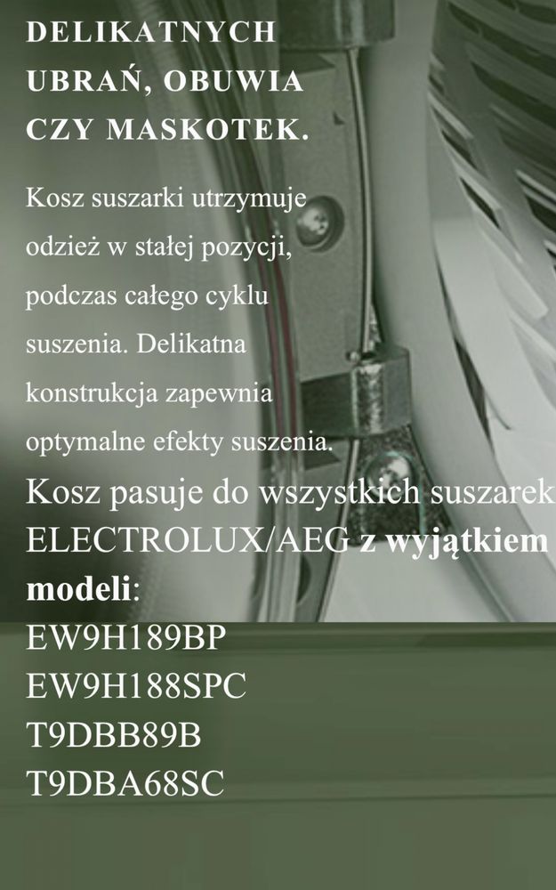 Kosz do suszarek ELECTROLUX E4YH200