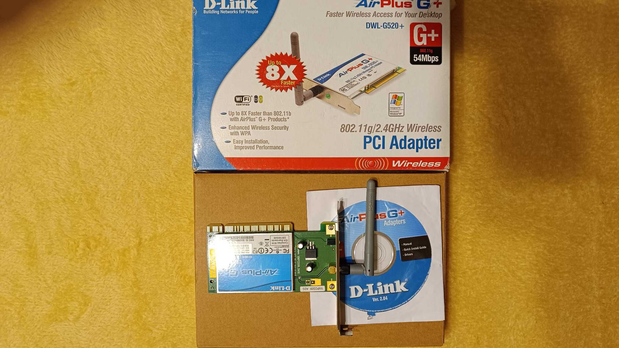 D-Link Air Plus G+ PCI Adapter