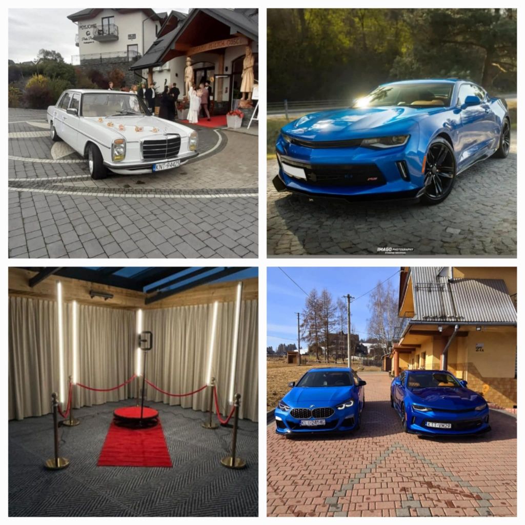 Auto,Samochód do ślubu, Wypożyczalnia Dodge,Camaro,Mustang,Bmw,Audi