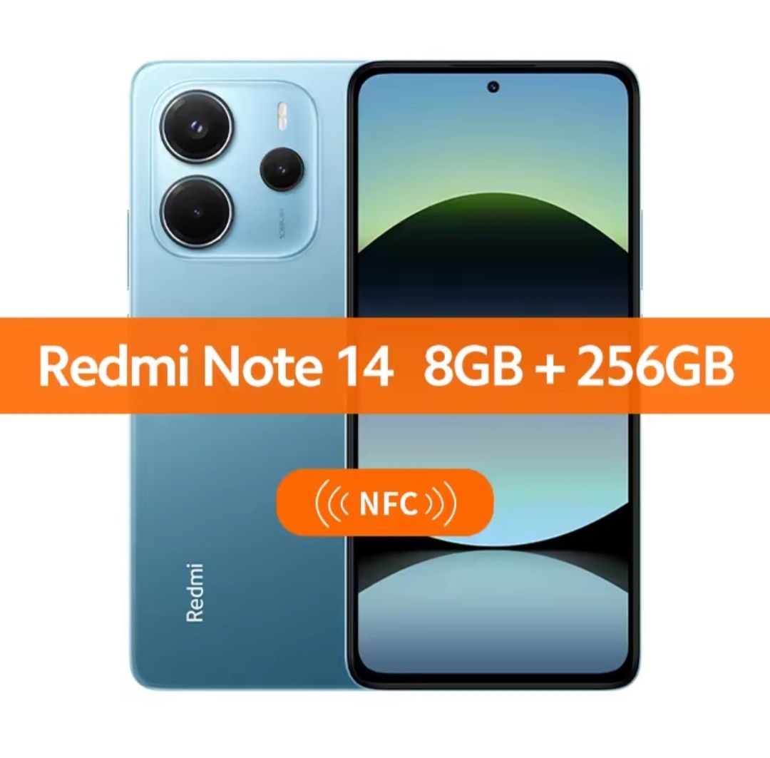 Xiaomi redmi note 14 6/128 8/256GB NFC  green Global version EU нові