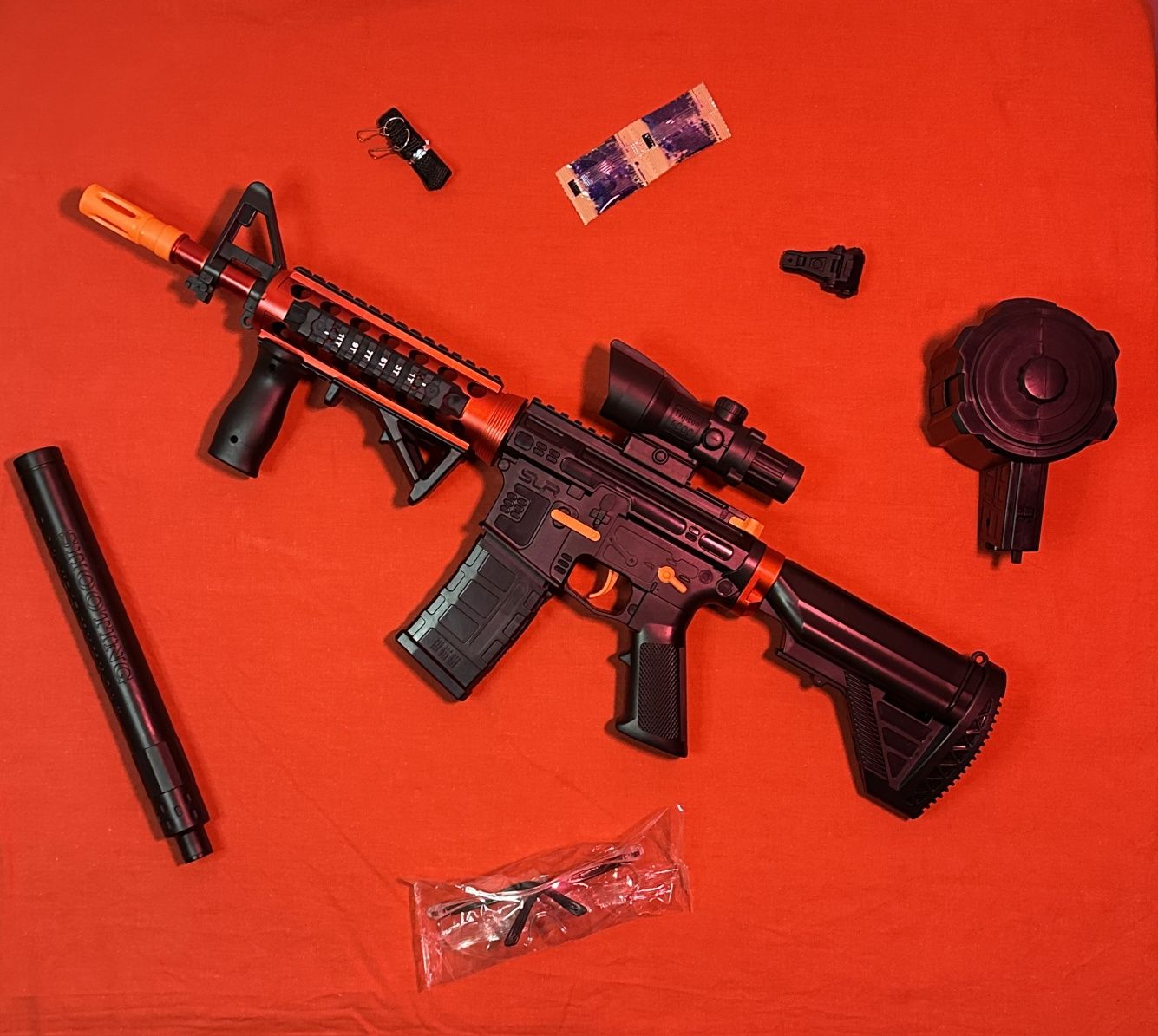 M416 Arma Orbeez/Gel Elétrica (Ler descrição)