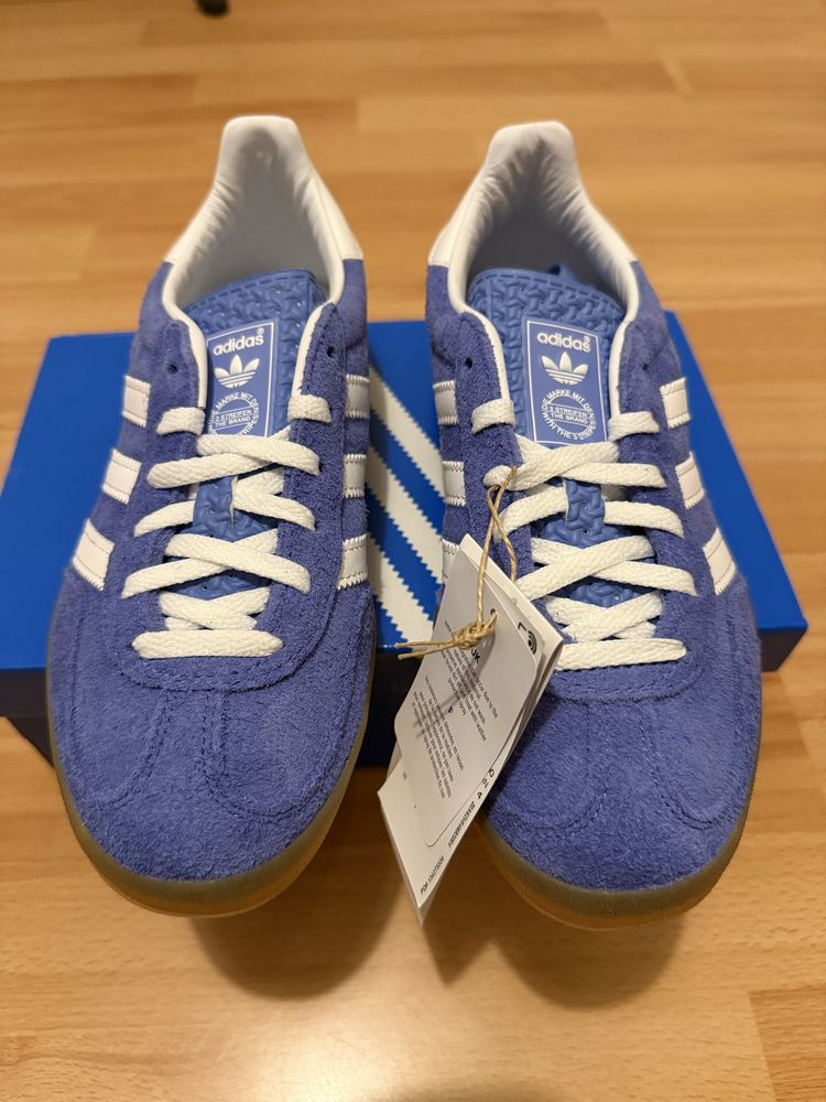 Adidas Gazelle Indoor Blue Fusion Gum 36 2/3