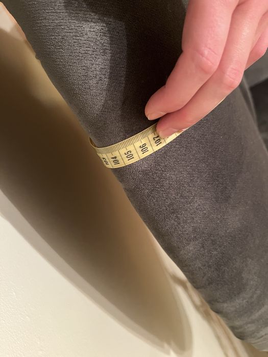 Fotel uszak welurowy Black Red White